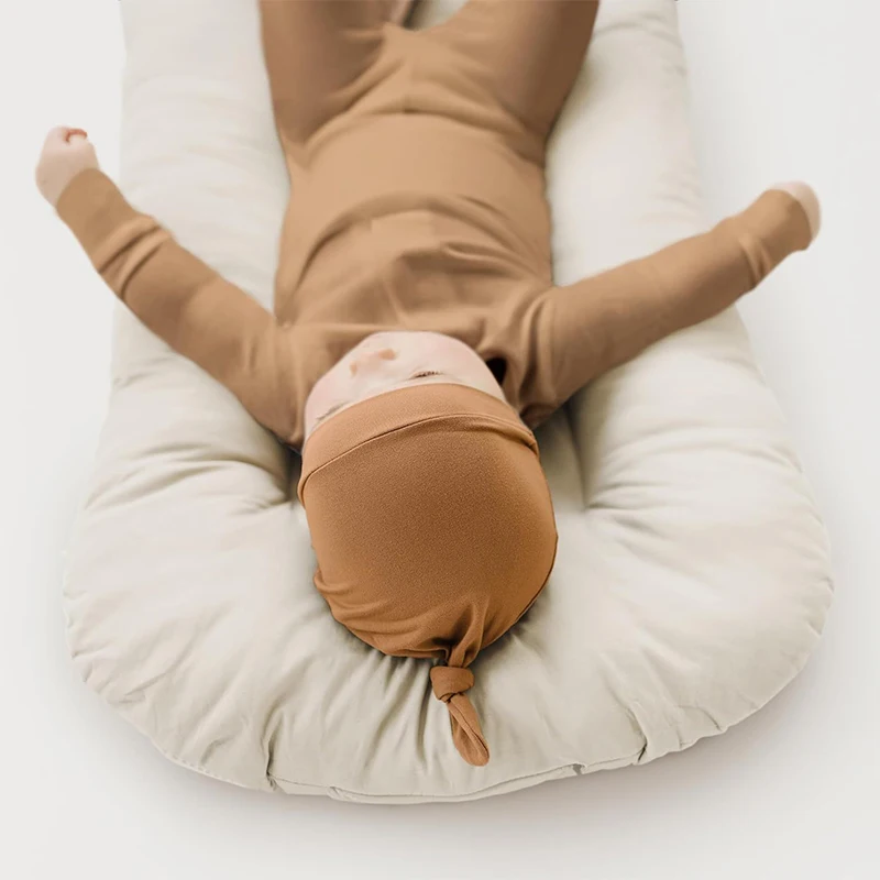 

Baby Hat Newborn Hospital Cute Knotted Solid Beanie Spring Autumn Infant Bonnet Cotton Soft Boys Hats Girls Shower Gift