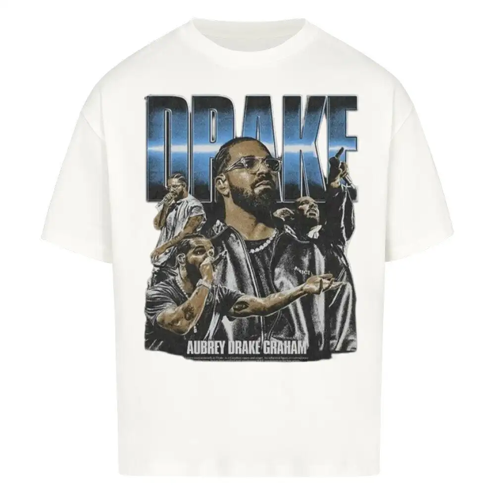 DRAKE Hip Hop T Shirt Men Printed T-Shirt Mens Clothes Ropa Hombre Y2k Tiki Jujutsu Kaisen 100% Cotton