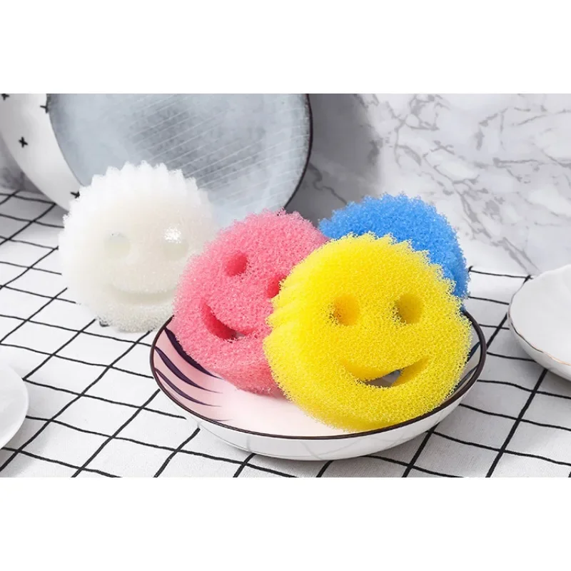 3PCS Cleaning Wipe Dishwashing Sponge Cloth Strong Scouring Pad Kitchen Bathroom Miracle Sponge Stain Odor Resistant Migic Wipe