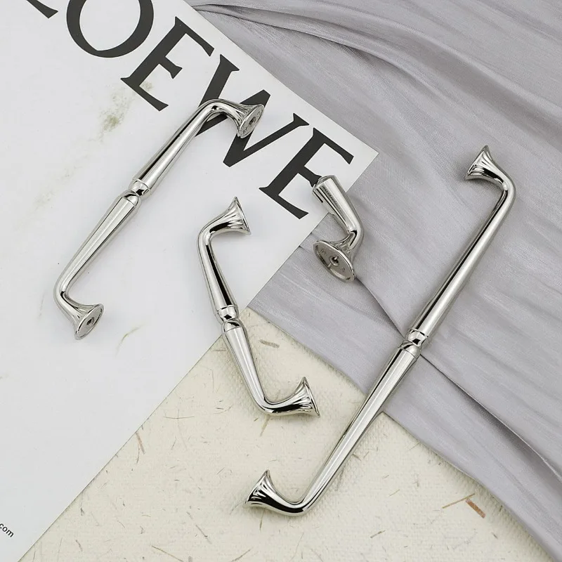 1PC  French Retro Pumpkin Stem Handle Minimalist Design, Personalized Clothing Cabinet Drawer Cabinet Door Zinc Alloy Handle