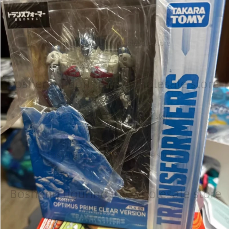 

В наличии трансформированные игрушки TAKARA TOMY AD31 TLK-EX прозрачная фигурка Optimus Prime для мальчиков, коллекция для хобби, праздничный подарок
