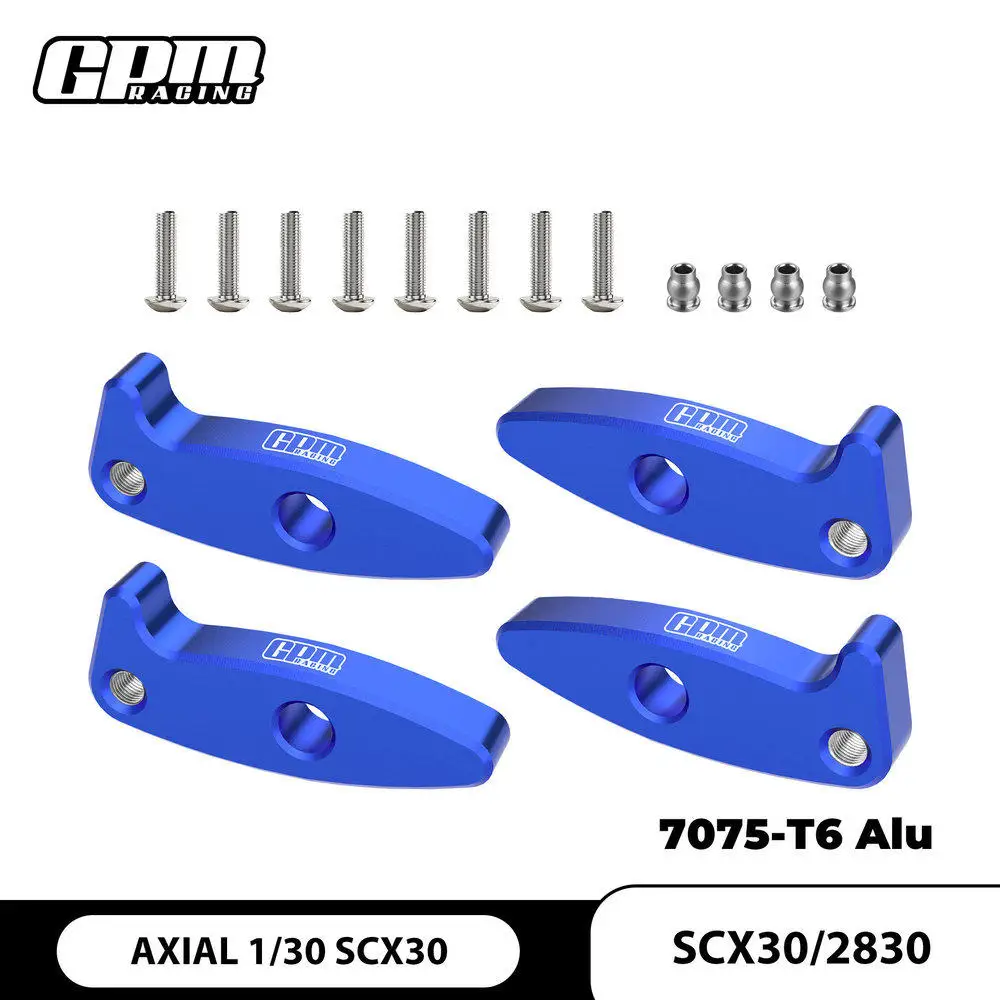 

Комплект для подъема RC-моделей GPM SCX30 Ford Bronco K10: алюминиевая высокоэластичная подвеска 7075, улучшенный клиренс, запчасти для модернизации RC-краулеров