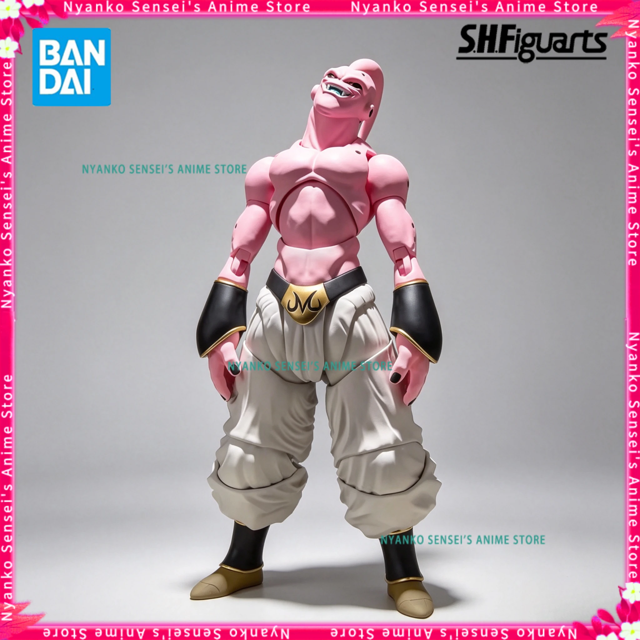 En stock Bandai S.H.Figuarts Dragon Ball Z Majin Buu (Malvado) Figura de acción de 19 cm Modelo de anime Juguete Coleccionable de moda