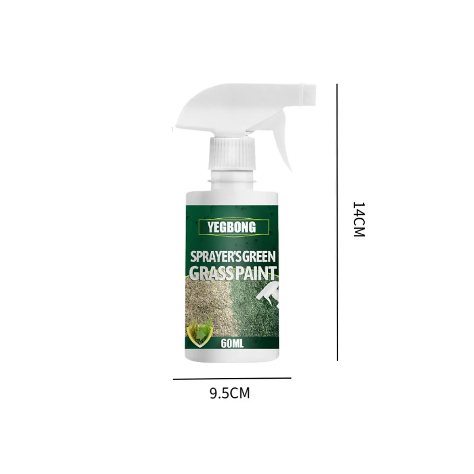 Lawn Colorants Water Based Acrylic Resin Easy Application Garden Spray for Reviving Yellow Grass Lawn