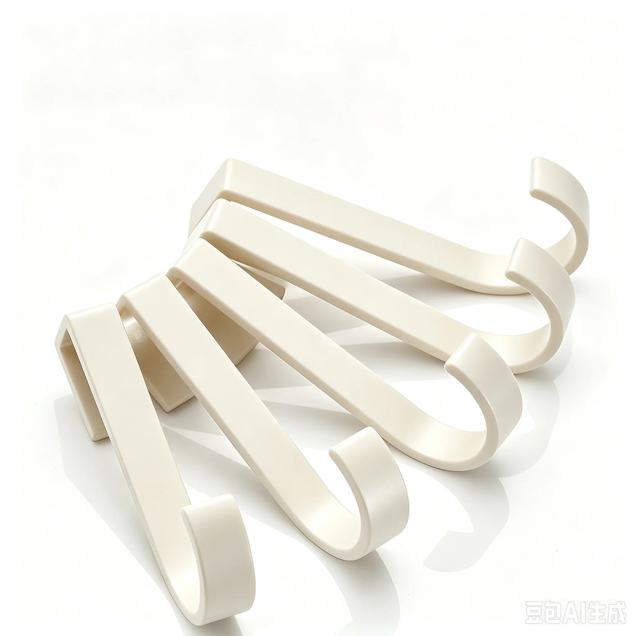 Household Multipurpose Slide‑on S Hooks, Durable Aluminum Alloy Accessories for Kitchen Bathroom Shelving Racks