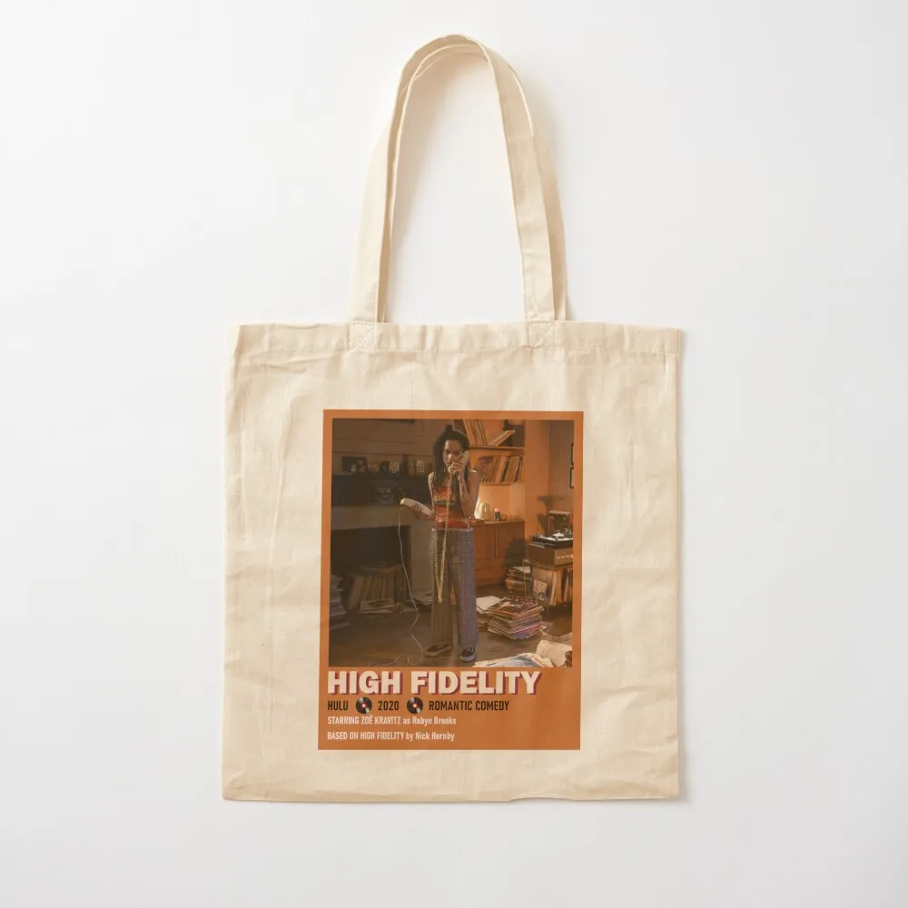 

High Fidelity Hulu Poster Tote Bag hand bag ladies Canvas stote bag Canvas Tote