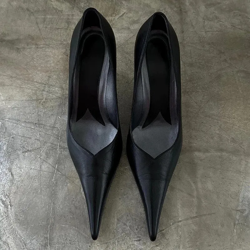 Street Style Sexy Designer Pointed Toe High Heels Women Shallow Fashion Elegant Banquet Dress Shoes Women Pumps Talons Femme