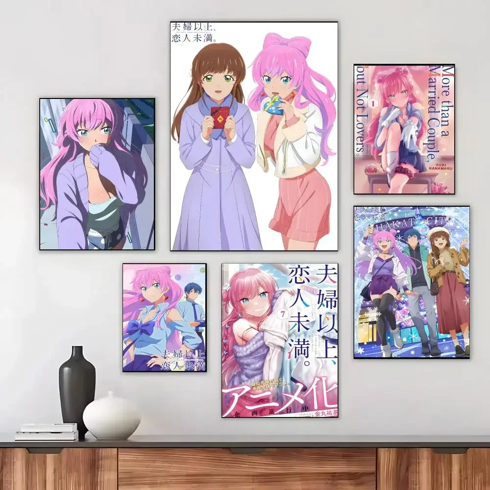 More Than a Married Couple, But Not Lovers Anime Poster Modern Aesthetic Print Minimalist Bedroom Living Room Home Decor Gift