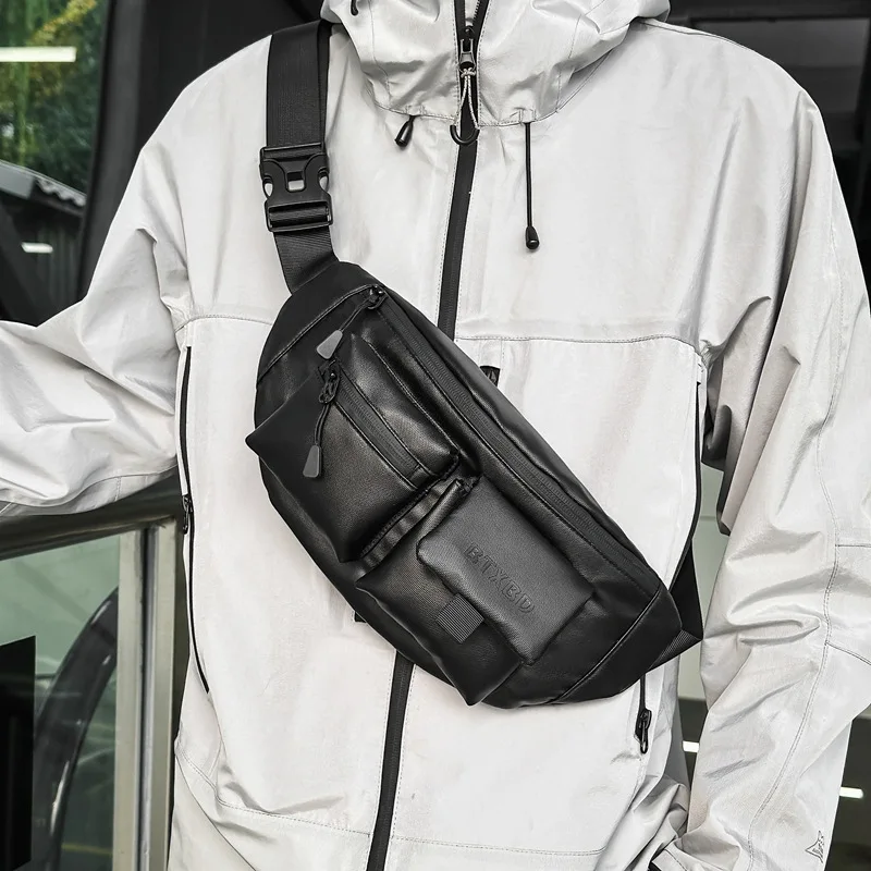 

Мужская нагрудная сумка, модная многофункциональная легкая однотонная поясная сумка для бега, поясная сумка, износостойкая поясная сумка для телефона для верховой езды