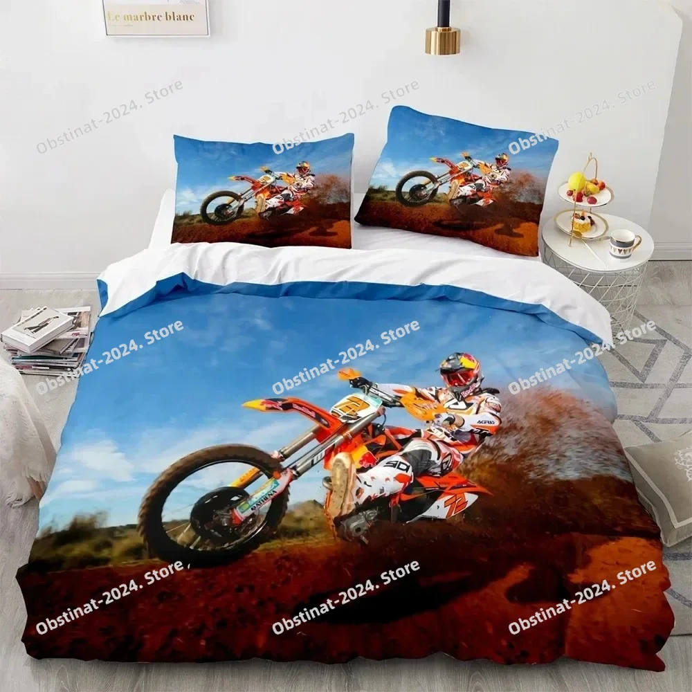 

3D Print Motorcycle Bedding Set Boys Girls Twin Queen King Size Duvet Cover Pillowcase Bed boys Adult Home Textileextile