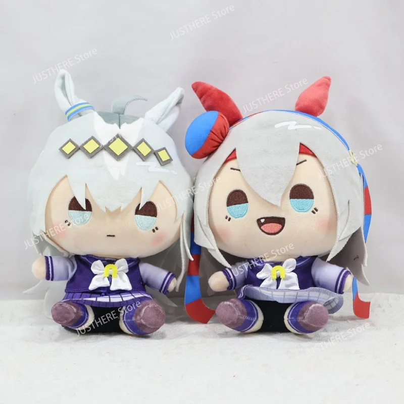 22/28cm Pretty Derby Plush Toys Tamamo Cross Oguri Cap Uma Musume Stuffed Dolls Anime Plushie Pillow Birthday Christmas Gifts