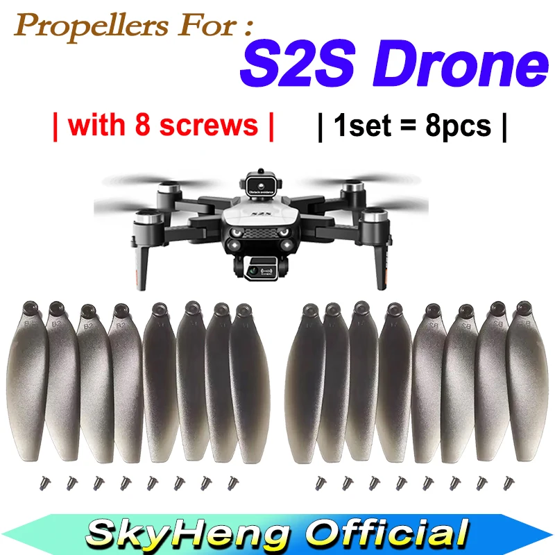 S2S Drone için 8 adet orijinal LSRC S2S pervaneler yedek kürekler S2S yedek bıçak aksesuarları parçaları