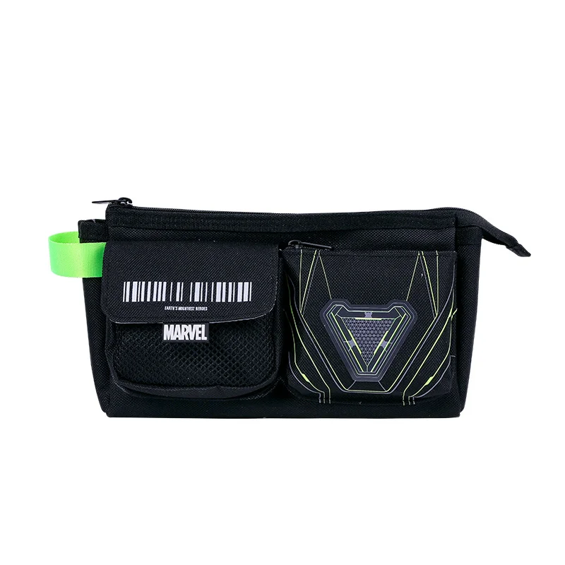 

Marvel Comics Spider-Man Iron Man Handsome printed pencil case Anime peripherals Small gift