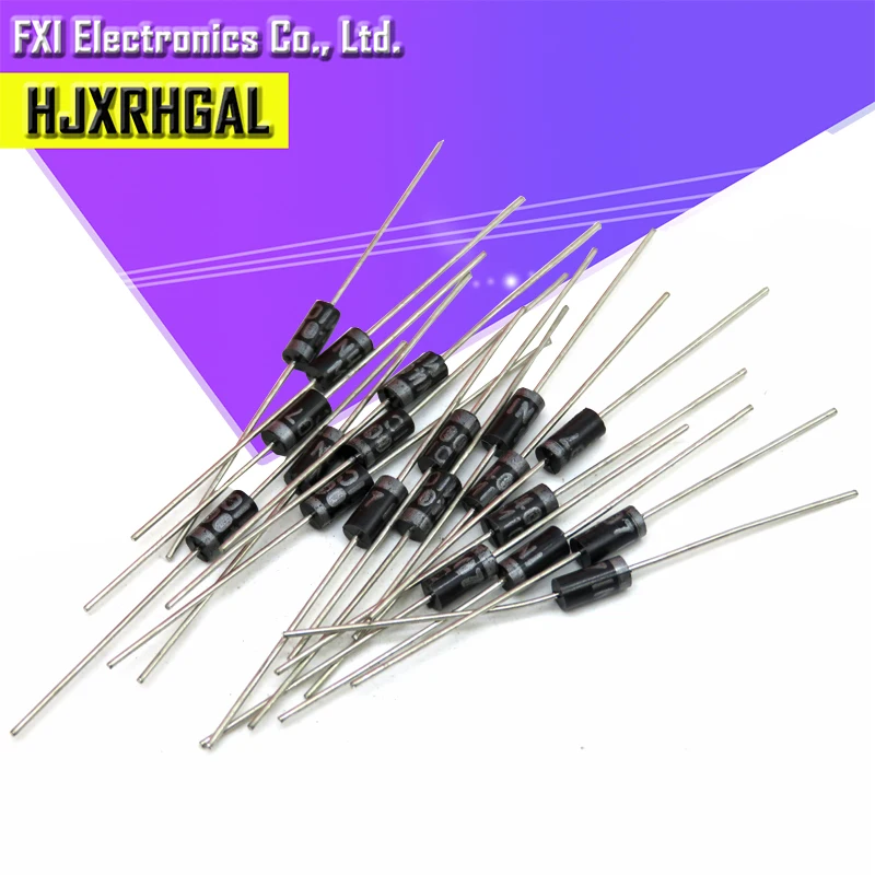 100pcs RL207 Rectifier Diode 2A 1000V DO-15   New original