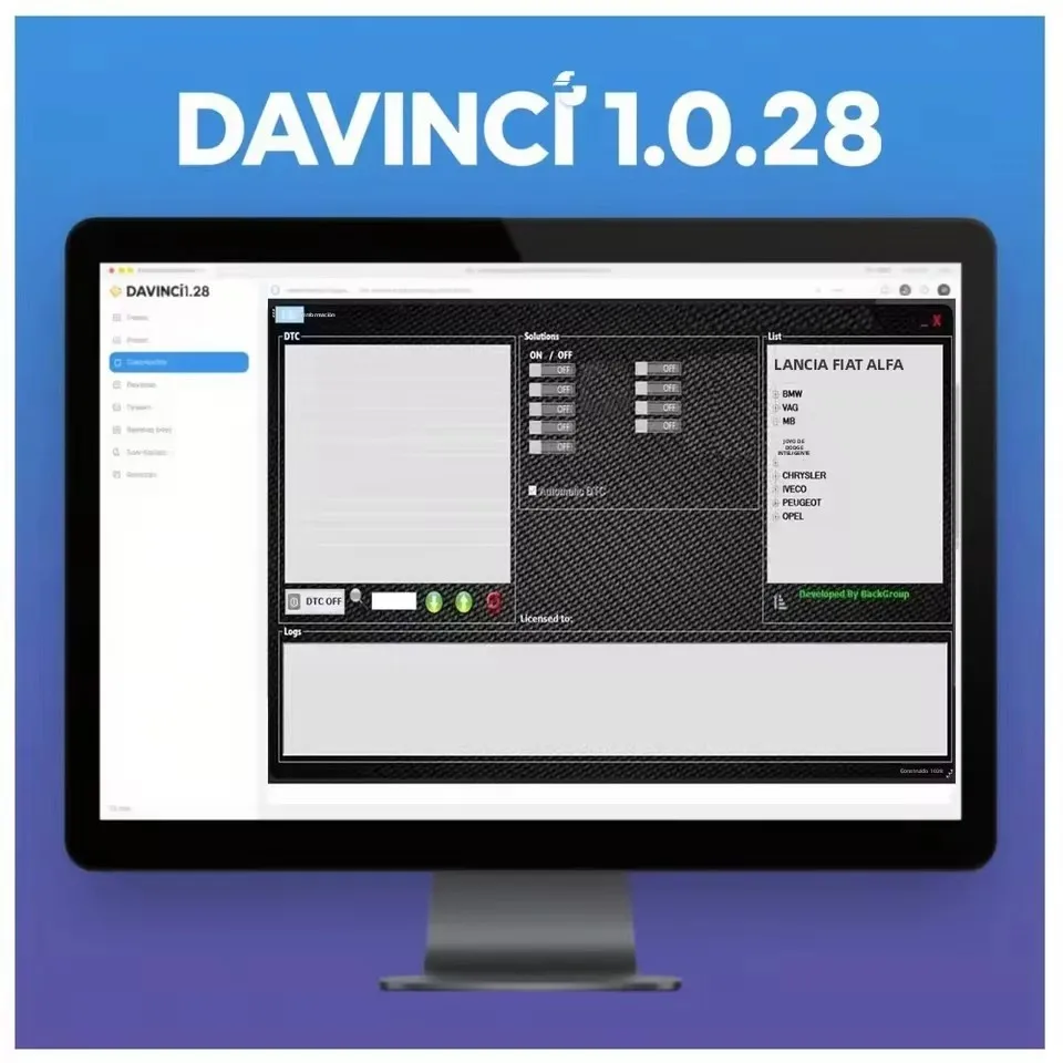 2026 ECU Davincie 1.0.28 Pro Software De Programación De, Para Diagnóstico Automotriz, Compatible Con Windows 10, Compatible Con