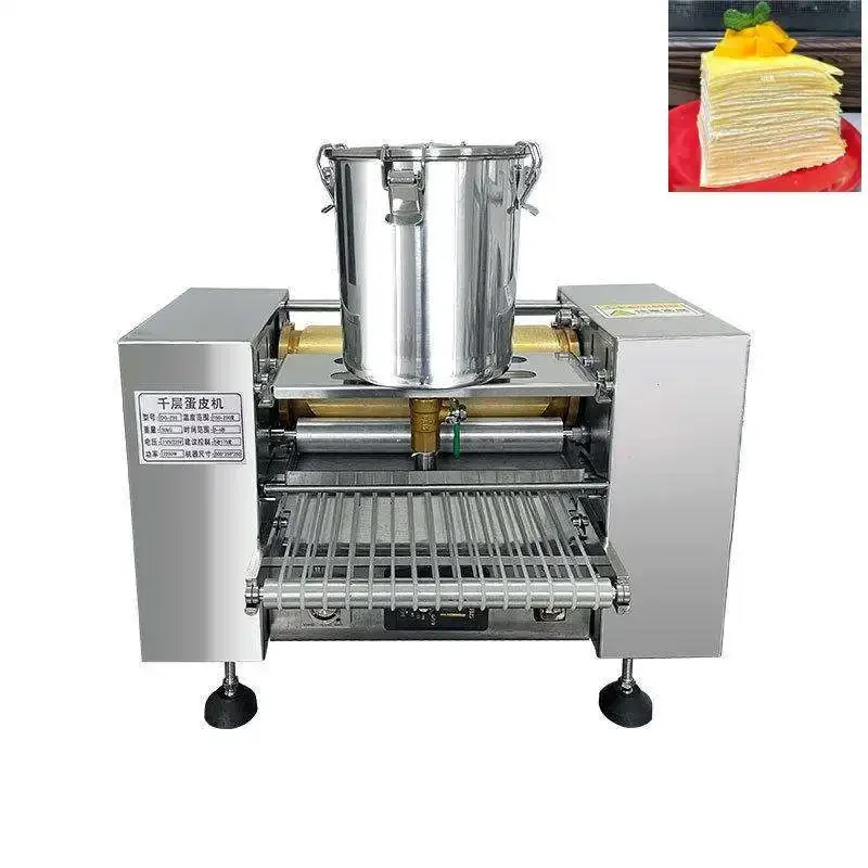 Bakery Shop Grain Processing Machinery Mille Crepe Cake Pancake Machine Layer Cake Pancake  Crepe Maker Machine
