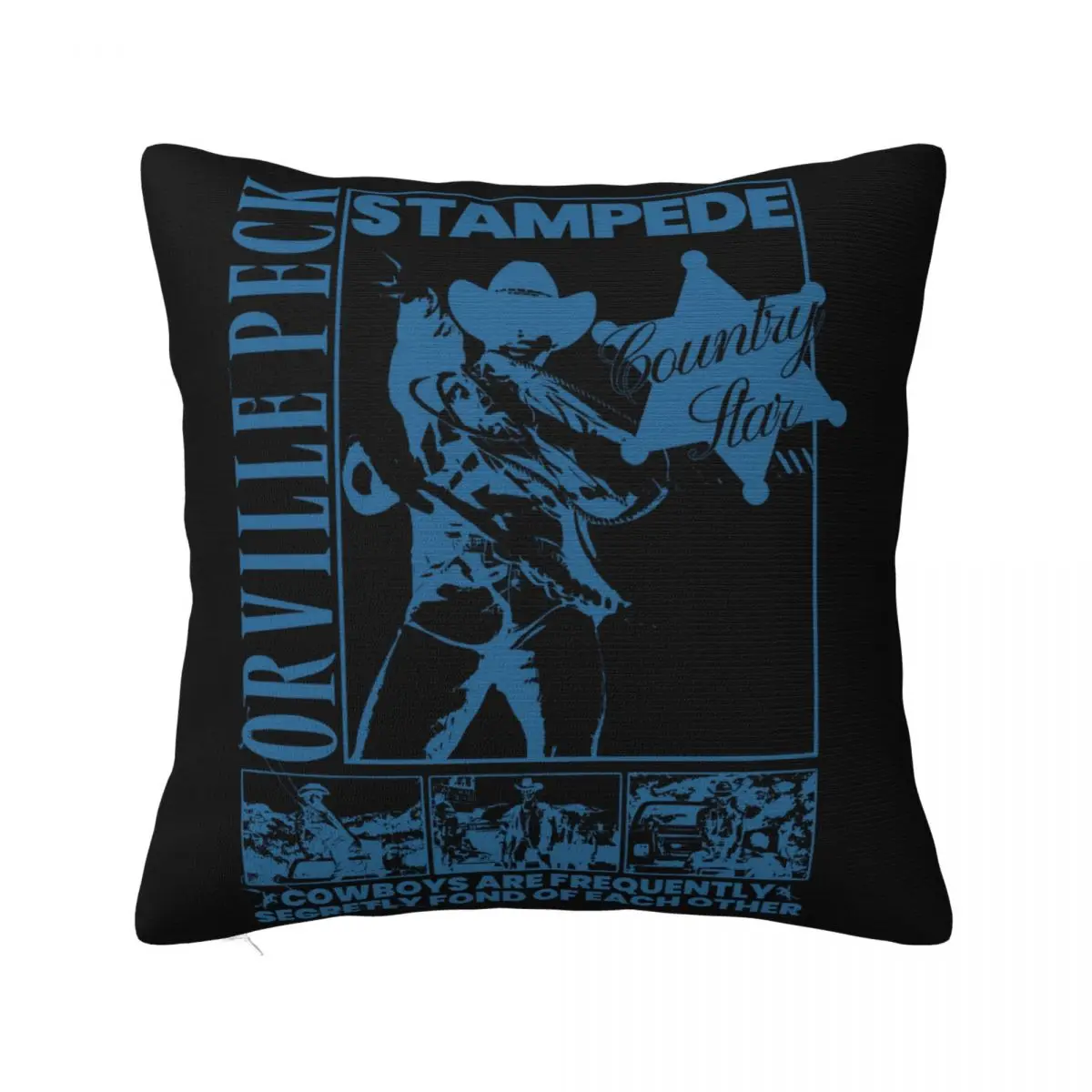 Orville Peck Stampede Cowboy Home Decor Cushion Cover Decorative Cushions Pillow Case Pillow Cover