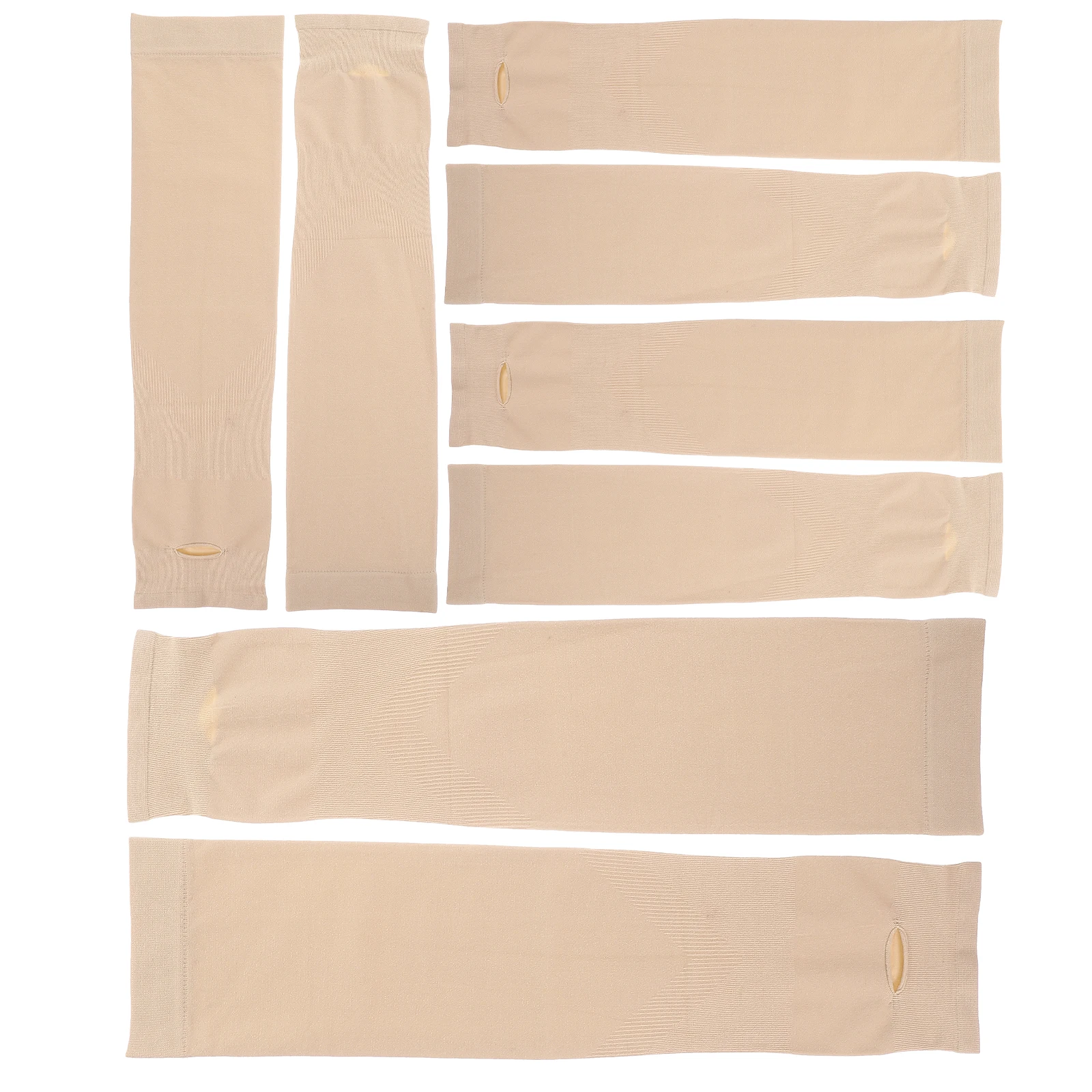 

4 Pairs Arm Cuff Arm Cover Sleeves UV Protection Elastic Cycling Non Slip Sunscreen Gloves Outdoor Sports Health