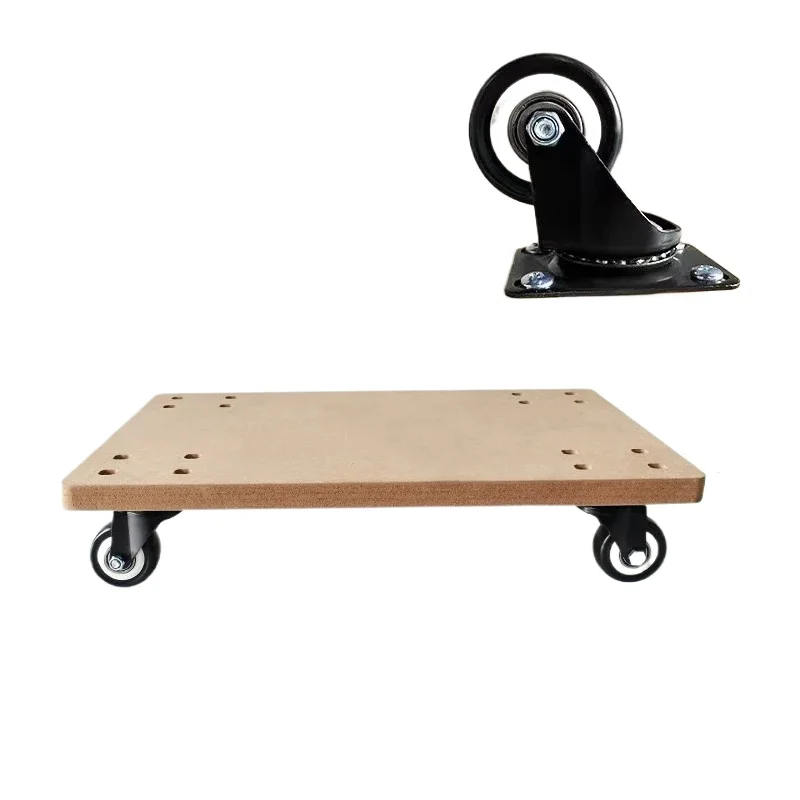 Plank Turtle Cart Flat Cart Small Box Cart Four Wheels Trolley Mobile Pull Truck