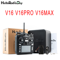 HelloRadio V16 PRO MAX Transmitter ELRS 4in1 2.4GHz Left Hand Throttle Remote Control for Airplane FPV Racing Drone Aircraft