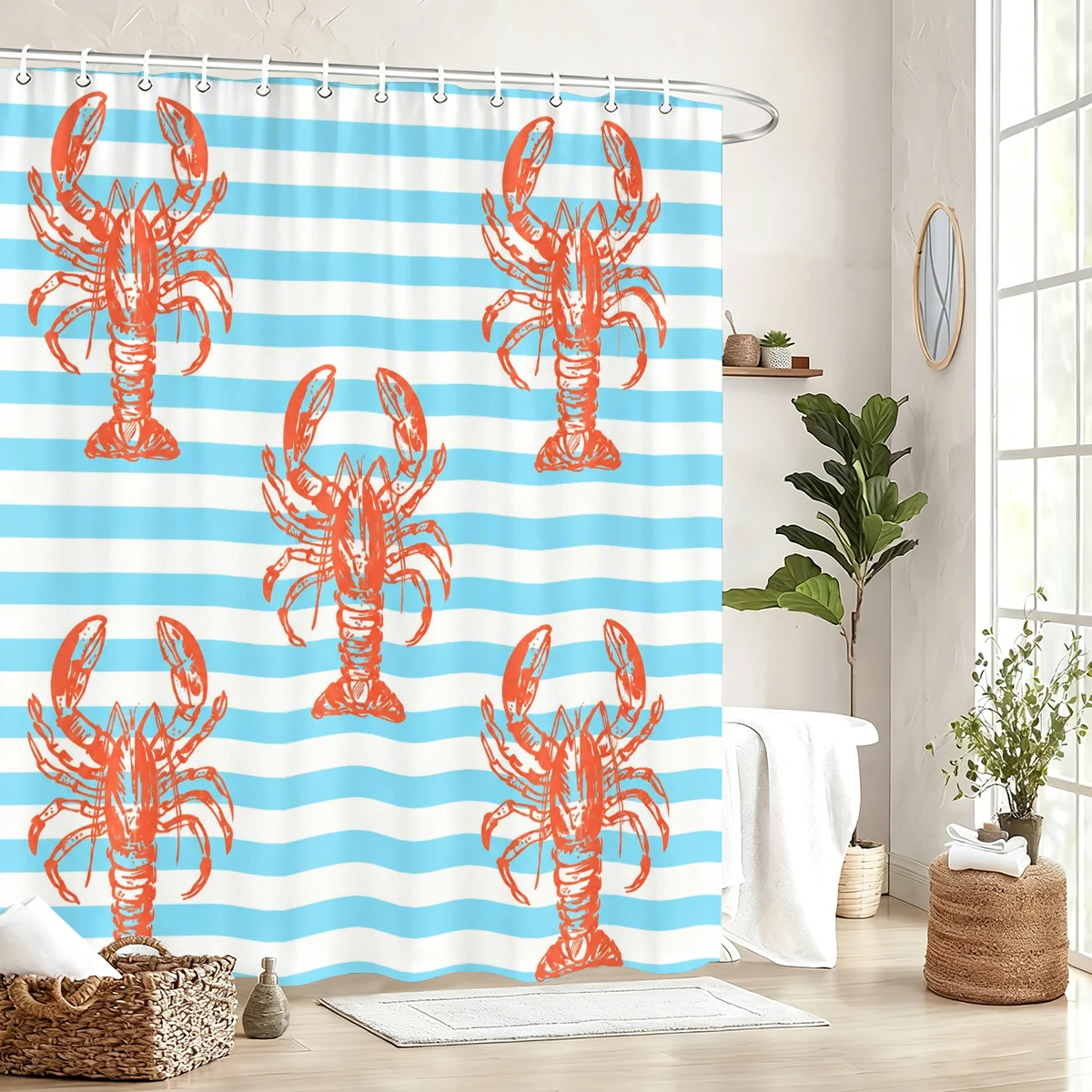 cortina-de-banheira-de-poliester-com-tema-vibrante-cortina-de-chuveiro-estampada-elegante-para-decoracao-de-banheiro-tela-de-banho-artistica-Unica