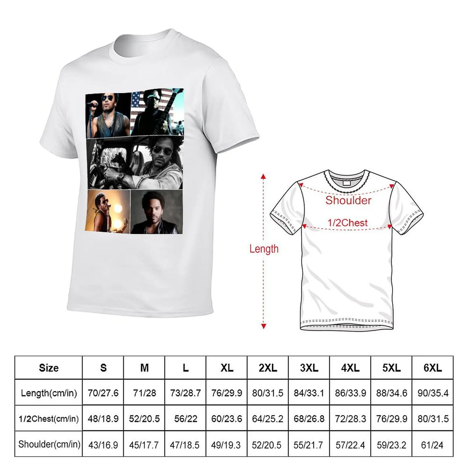 Lenny Kravitz American singer-songwriter Ultimate Aesthetic Collage - 1 T-Shirt man t shirt designer T-Shirt