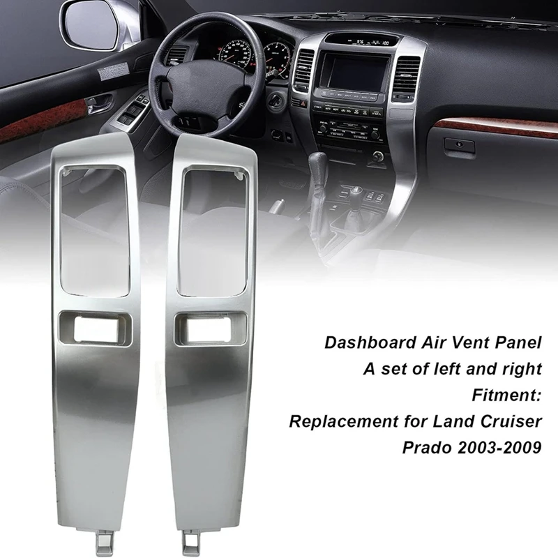 

Dashboard Airflow Vent Panel 55474-60040 55475-60040 For Toyota Land Cruiser Prado FJ120, Years 2003-2009
