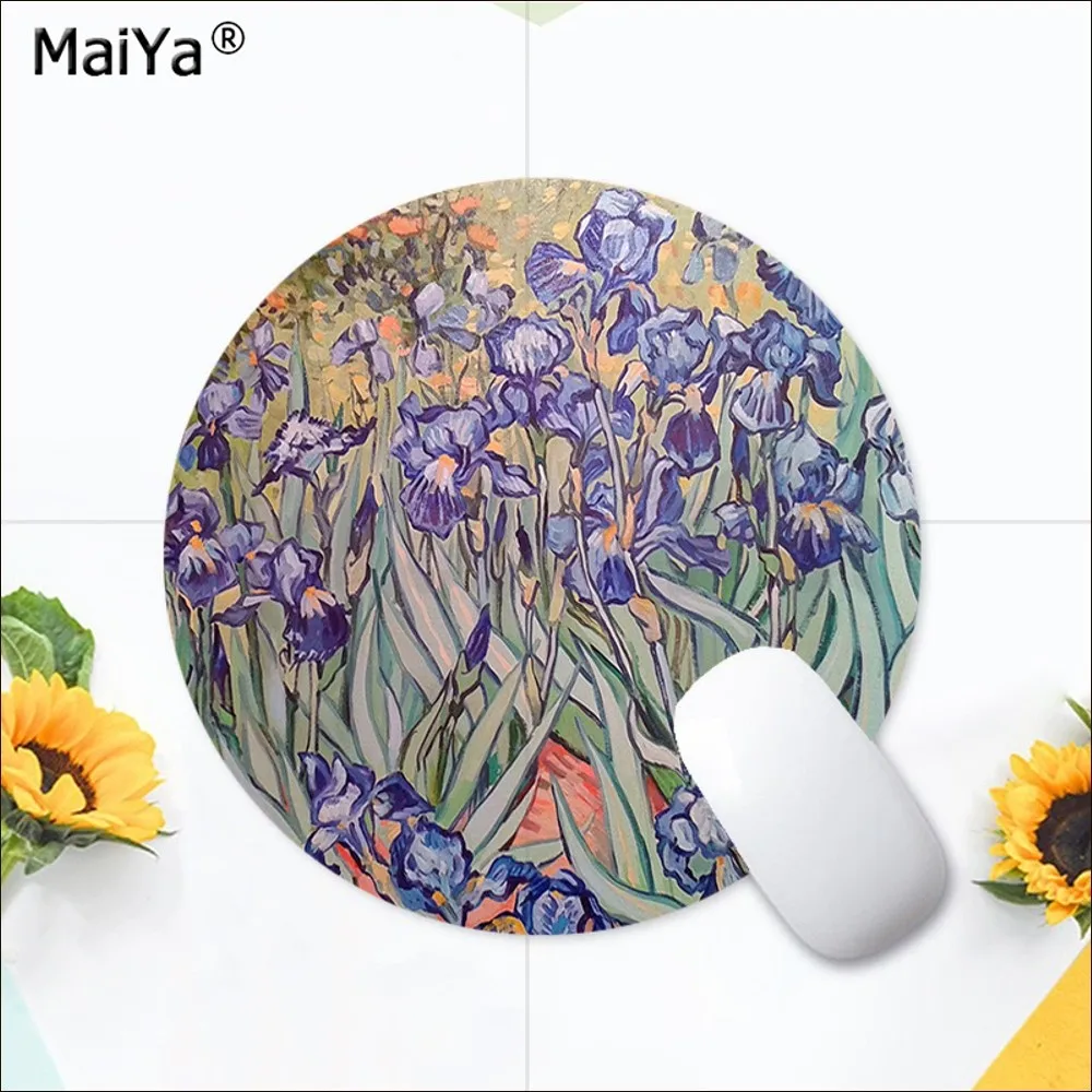 Van Gogh Mousepad Rubber Small Speed Version Game Computer Keyboard Office Table Mat PC Laptop Mouse mat Writing Desk Mats