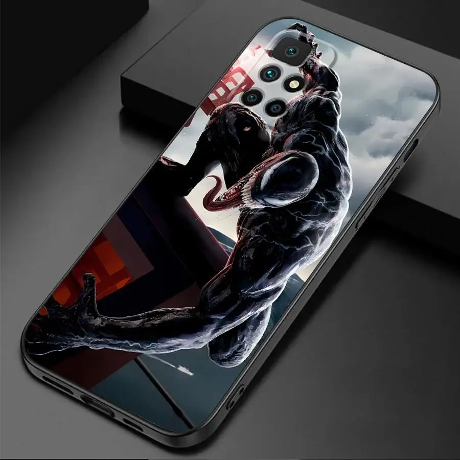 Marvel Venom Cool Cover Phone Case for Redmi Note 11 Pro 9 8 7 10S 12S 9S 11S 10 Pro 12 9T 8T 10 13 TPU Soft Shell