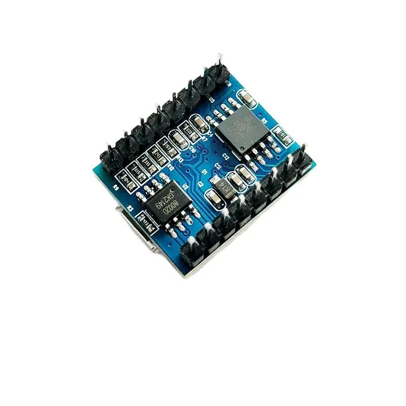 JQ6500 voice module MP3 module MCU serial port control broadcast one-on-one 5-way control music IC