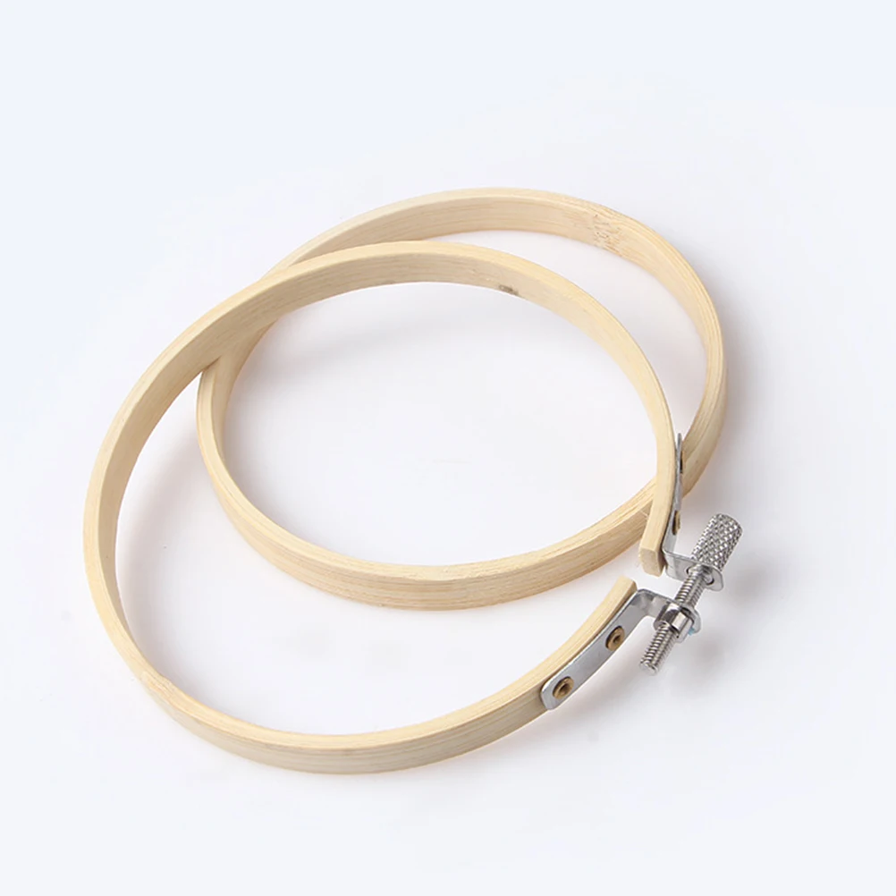 

10Pcs Bamboo Cross Embroidery Hoop Frame Craft Circle for Sewing and Decoration Projects