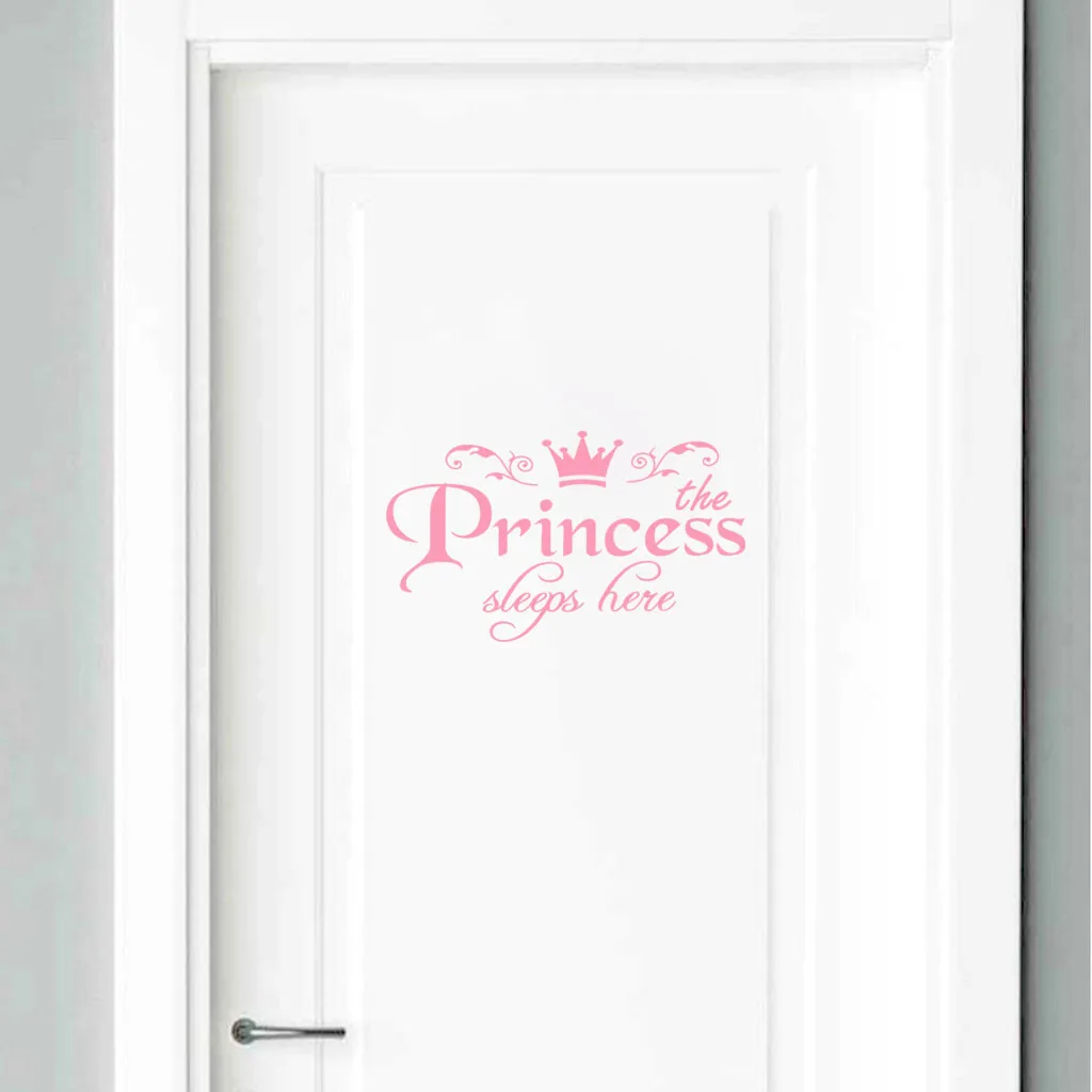 

Princess Door Decals - Dreamy Wall Stickers for Kids Room & Bedroom Decor