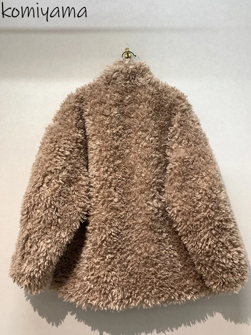 

Осень-зима 2029, Chaquetas De Mujer, японская новая теплая куртка, куртки с длинными рукавами и лацканами, повседневная свободная верхняя одежда, женская одежда