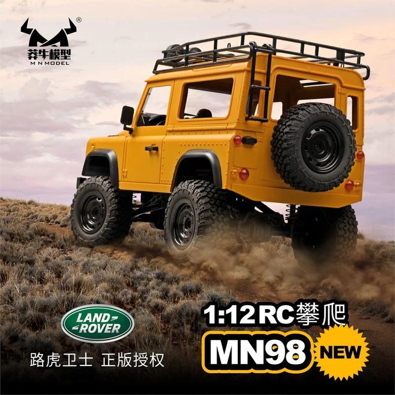 Mangniu Mn98 สัดส่วนสี่ล้อไดรฟ์ปีนเขา Defender รุ่นที่สองอัพเกรด Rc รถรีโมทคอนโทรลรถของขวัญ