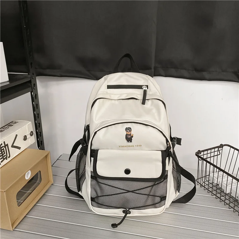 TRAVEASY-Cartable japonais unisexe pour femme et homme, sac cartable étudiant, mode simple, 2024 abonnés