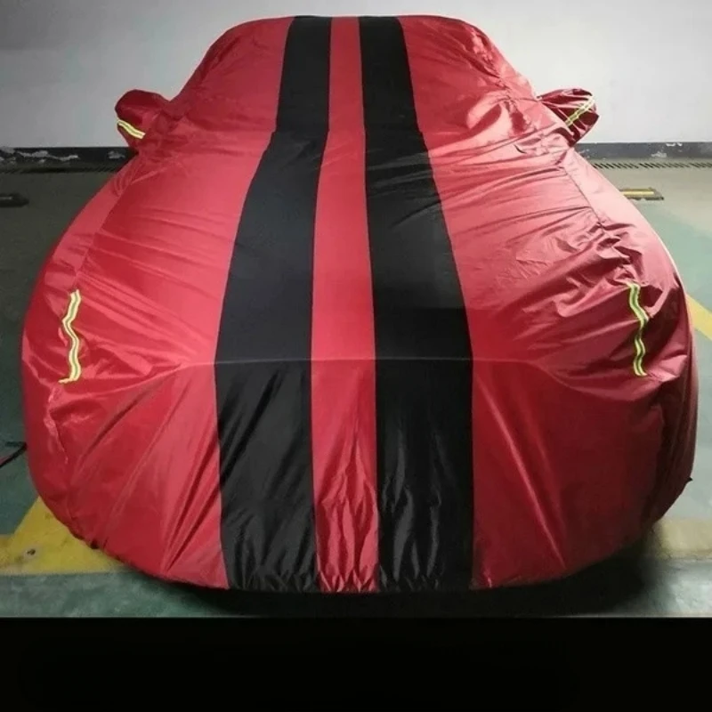 Four Seasons Universal Resistant Waterproof Outdoor Full Car Cover Aganist Anti UV Rain Snow For Corvette C3 C4 C5 C6 C7 C8