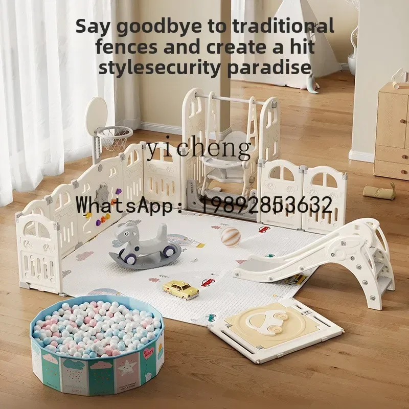 WL لعب الأطفال سياج الطفل داخلي المنزلية حصيرة للزحف سياج واقي الأرض سياج الطفل لعبة منزل الجنة #3