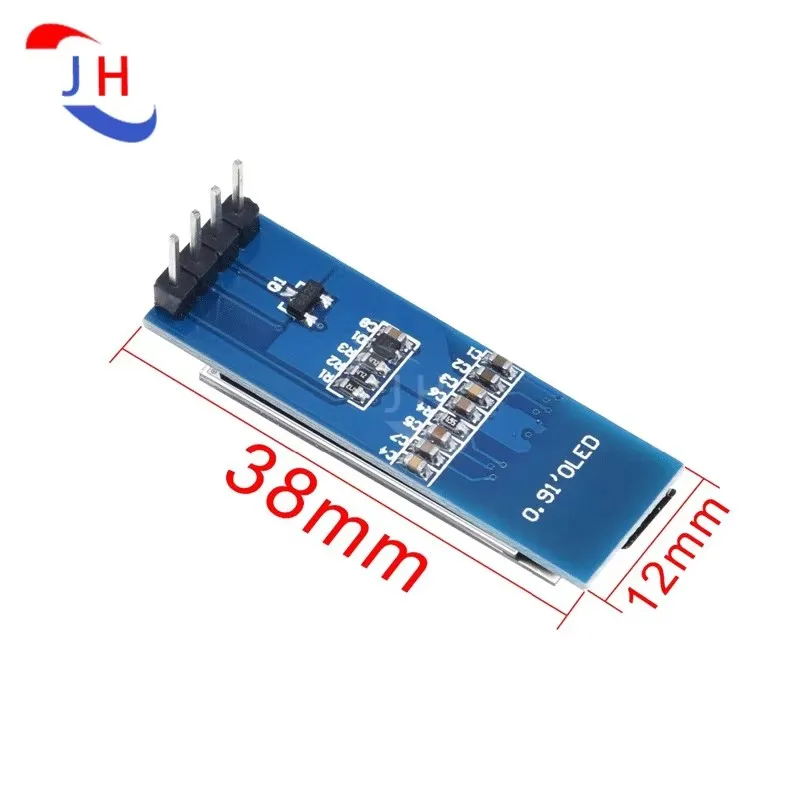 1 قطعة 0.91 بوصة OLED وحدة 0.91 "أبيض/أزرق/أصفر OLED 128X32 OLED LCD LED SSD1306 وحدة عرض IIC التواصل لاردوينو