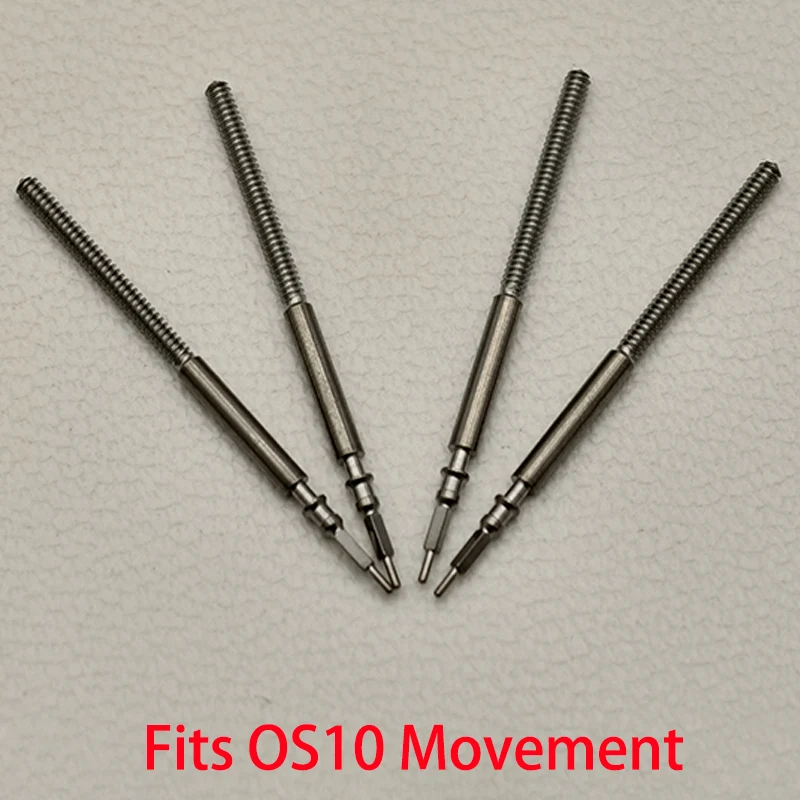 2PCS/4PCS OS10 Watch Crown Stem Spare Parts Crown Watch Steel Stem Kit Fits OS10 OS20 OS60 Automatic Mechanical Movement Stem