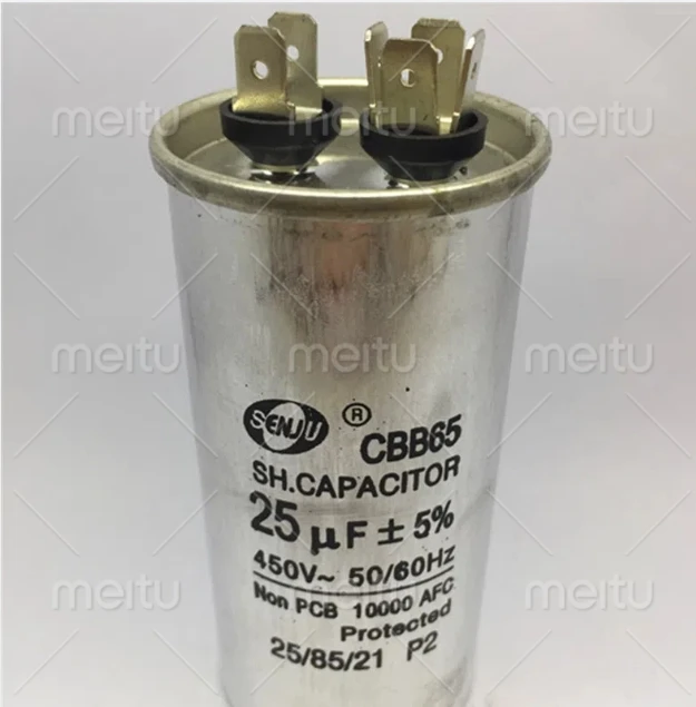 Imagem -02 - Capacitor de Partida do Compressor de ar Condicionado Cbb65 20 25 30 35 40 45 50 60 80uf 450v