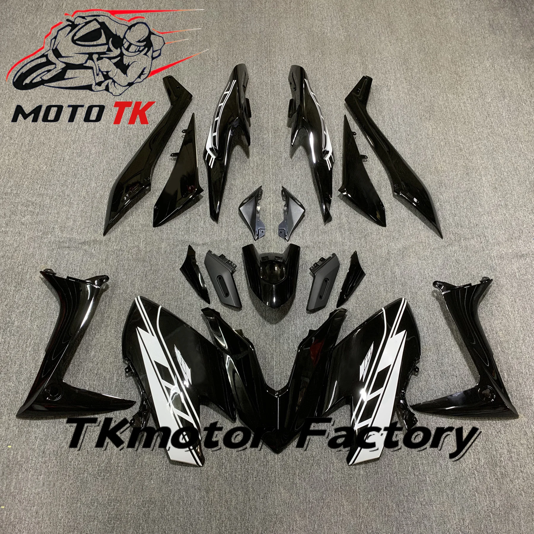 

For Analyste complets de carrosserie de carénage ABS moto, TPrévention Tmax 500 2008 2009 2010 2011 Kit carrosserie TMAX500 20