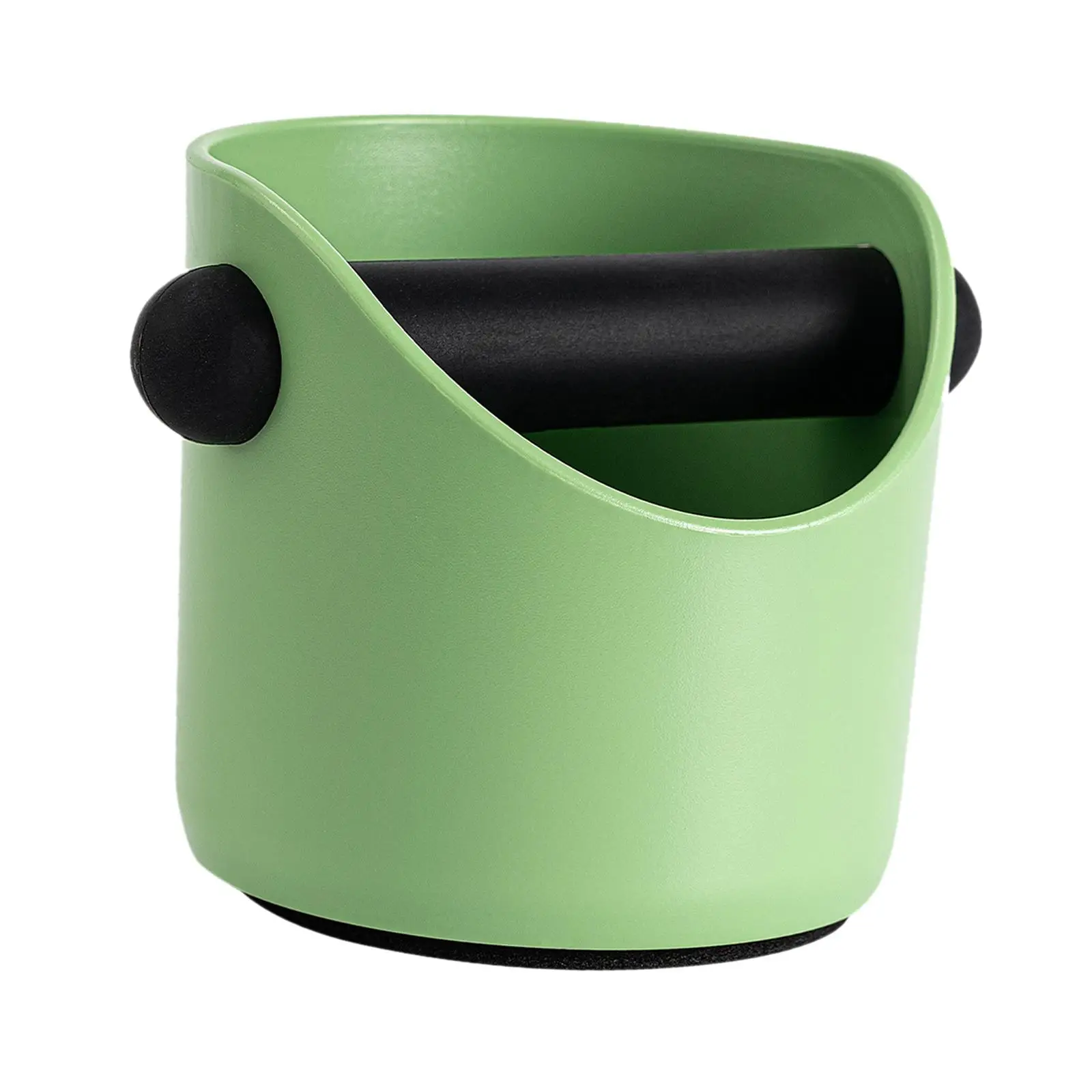 Coffee Waste Dump Bin Espresso Knock Case Removable Rubber Holder Shockproof Bucket Space Saving for Home Office Restaurant