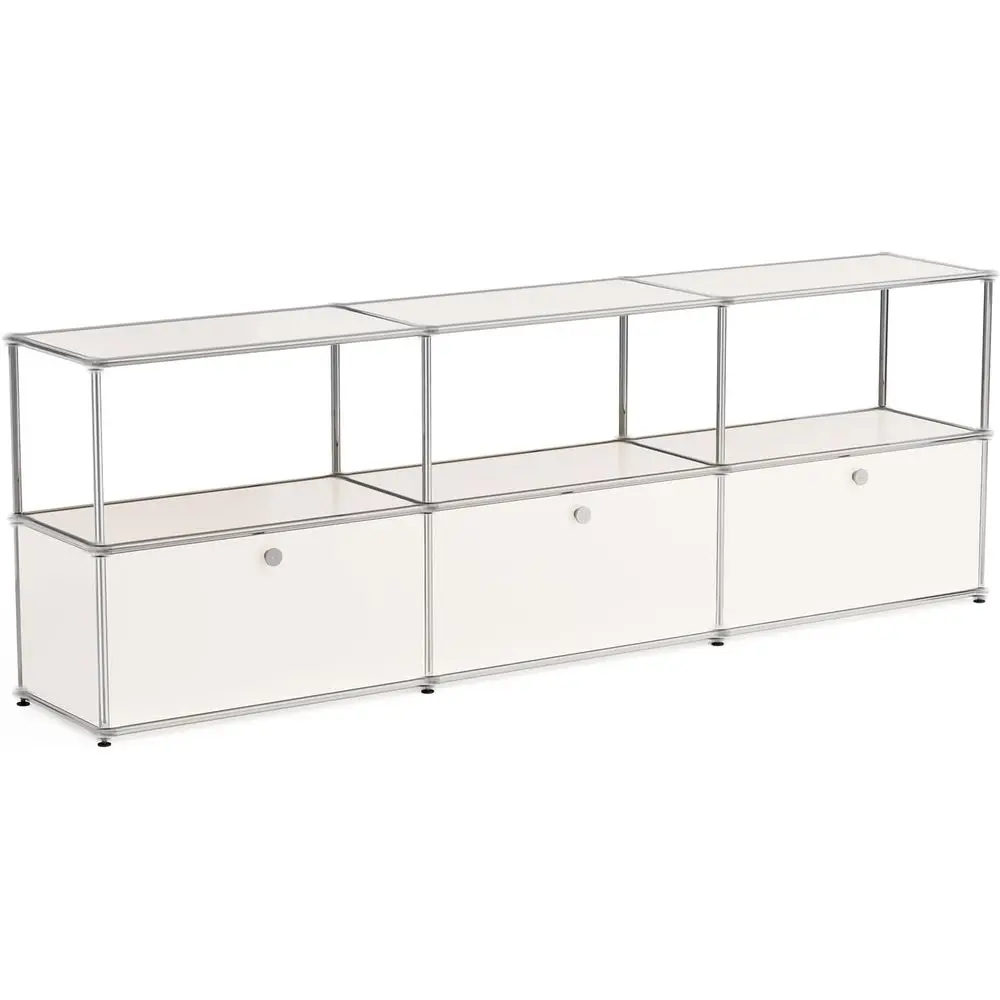 

Зеленый отдельностоящий белый шкаф для хранения для дома или офиса, G-15, 90 Ш x 29 В