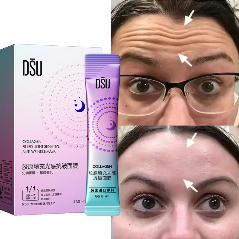 

Collagen Anti Wrinkle Sleep Facial Mask Anti Aging Firming Lifting Moisturizing Essence Whitening Moisturizing Korean Cosmetics