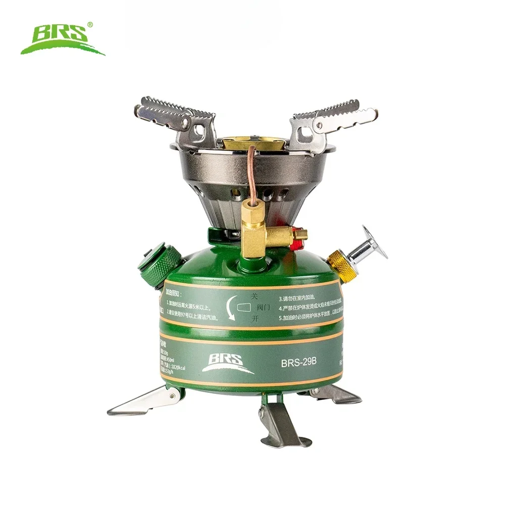 BRS-29B 2120 واط موقد متكامل صغير محمول فرن زيت التخييم البنزين نزهة موقد مناسبة الارتفاع العالي البرية المشي لمسافات طويلة