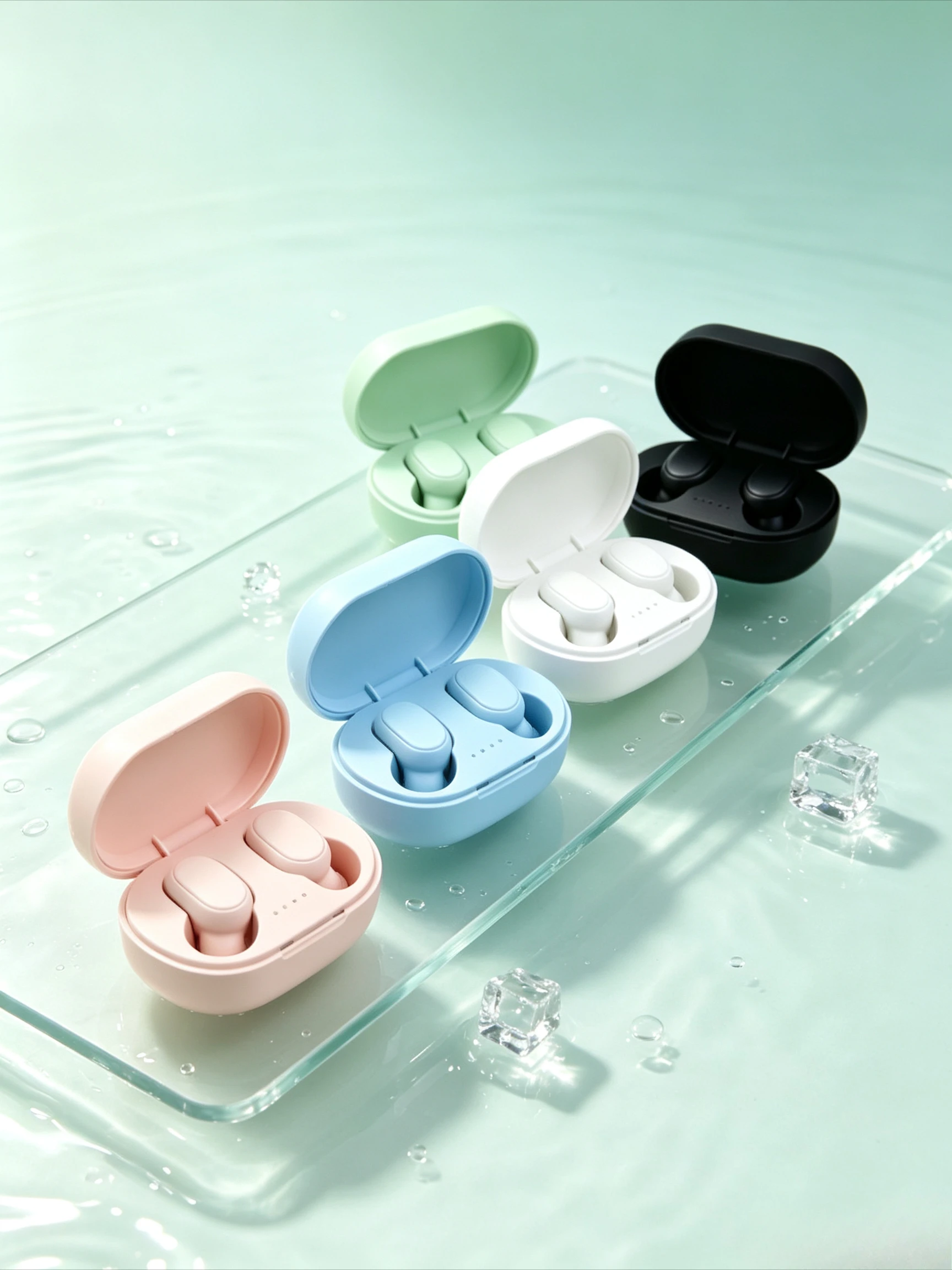 Wireless Earbuds Bluetooth Headphones Ultra-lightweight Bluetooth Earphones Feel Virtually Invisible During Extended Daily Wear
