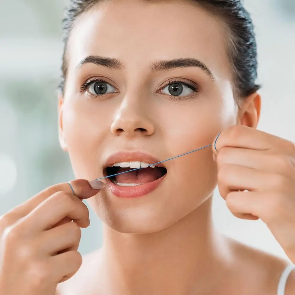 

Нейлоновые зубные нити-флоссеры с петлевым дизайном для ортодонтической чистки, имплантатов, с функцией вытягивания, одноразовые, 70 шт.