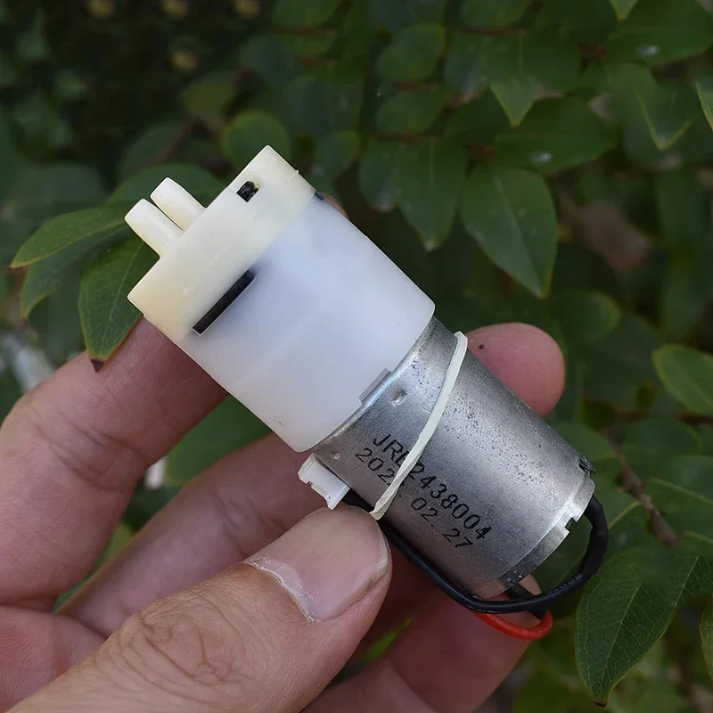 

JQB370-3E Mini Diaphragm Vacuum Pump DC 3V/3.7V Small Motor Negative Pressure Suction DIY Inflator Monitor for Science Projects