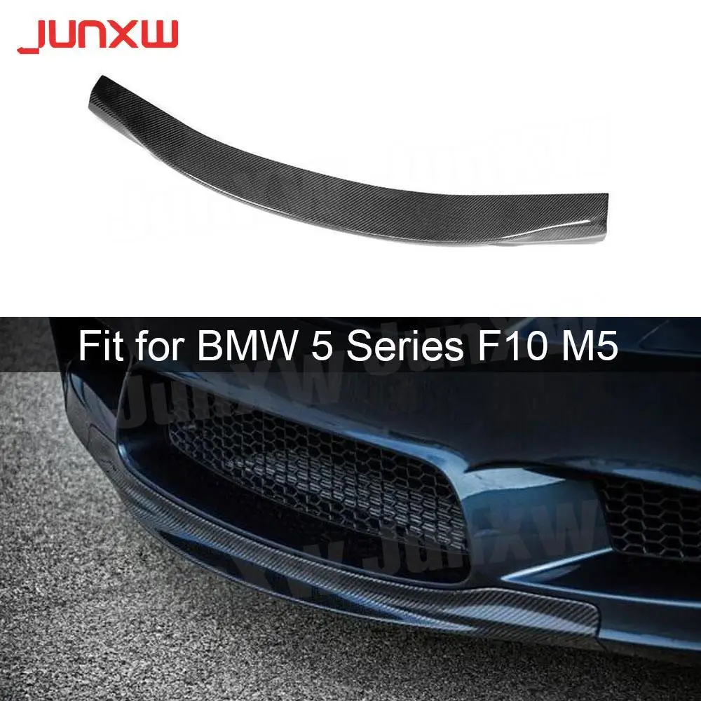 

Carbon Fiber 5 Series Front Lip Spoiler For BMW 5 Series F10 M5 Original Bumper 2012 - 2016 Car Head Bumper Chin Guard