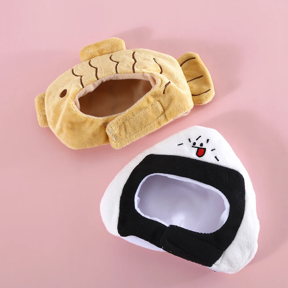 Pet Hat Keep Warm Pet Cat Caps Attractive Eye-catching Dog Headwear Funny Pet Supplies Cartoon Sushi Shape Autumn Winter Warm